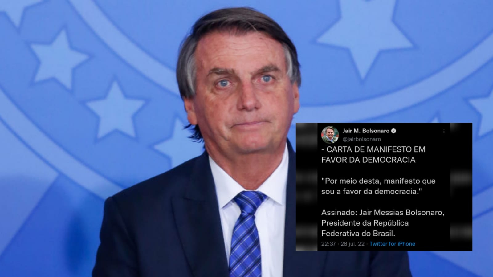 Em Sua Rede Social Bolsonaro Ironiza Carta Em Defesa Das Urnas Eletrônicas E Da Democracia O 0621